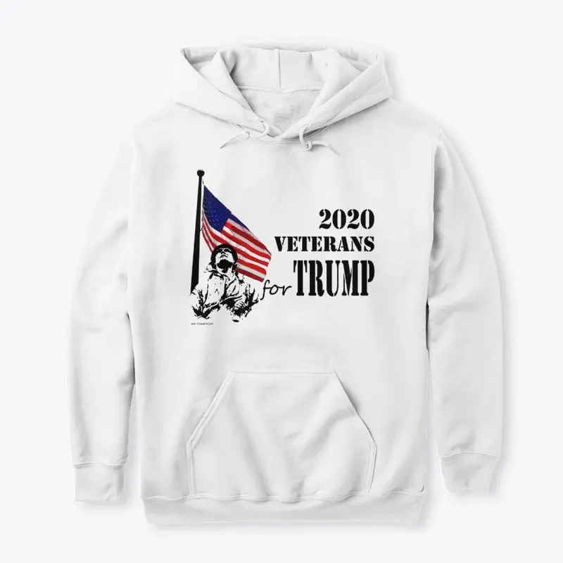 Veterans for Trump 2020 Hoodies in color