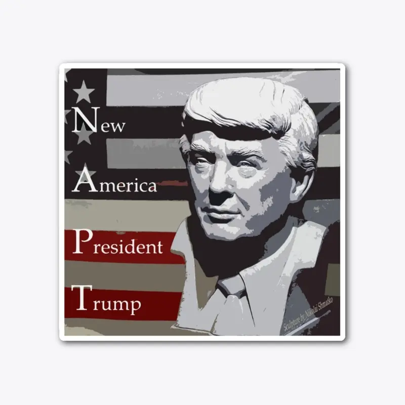 President Trump Die cut sticker