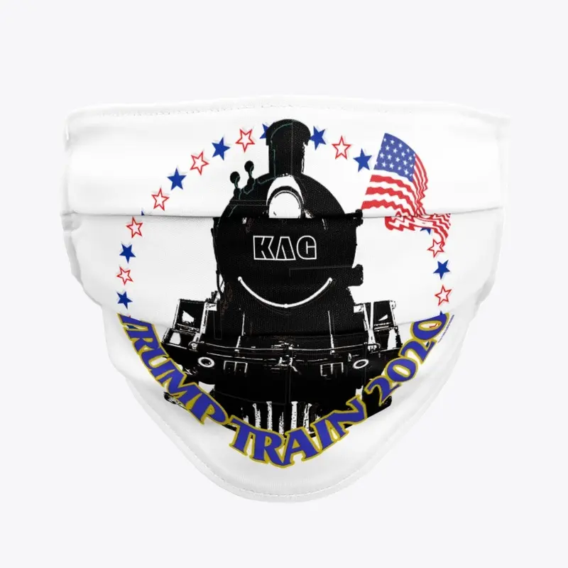 Trump Train 2020 face masks